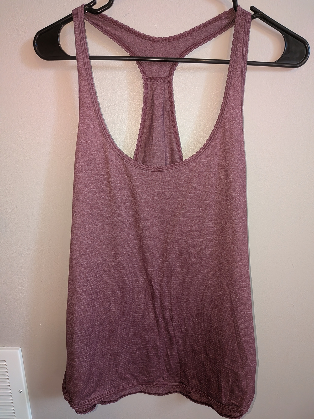 lululemon athletica Heathered Mauve Racerback Tank